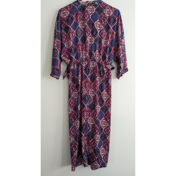 🆕 Anthropologie Miska Midi Dress in Plum Size Medium - Picture 5 of 9